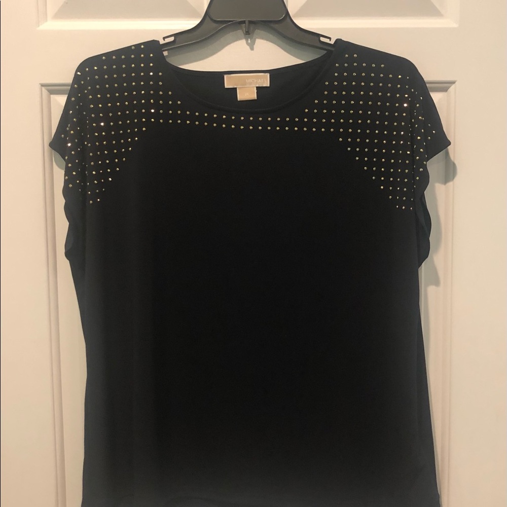MICHAEL Michael Kors Navy Blouse Size 2X